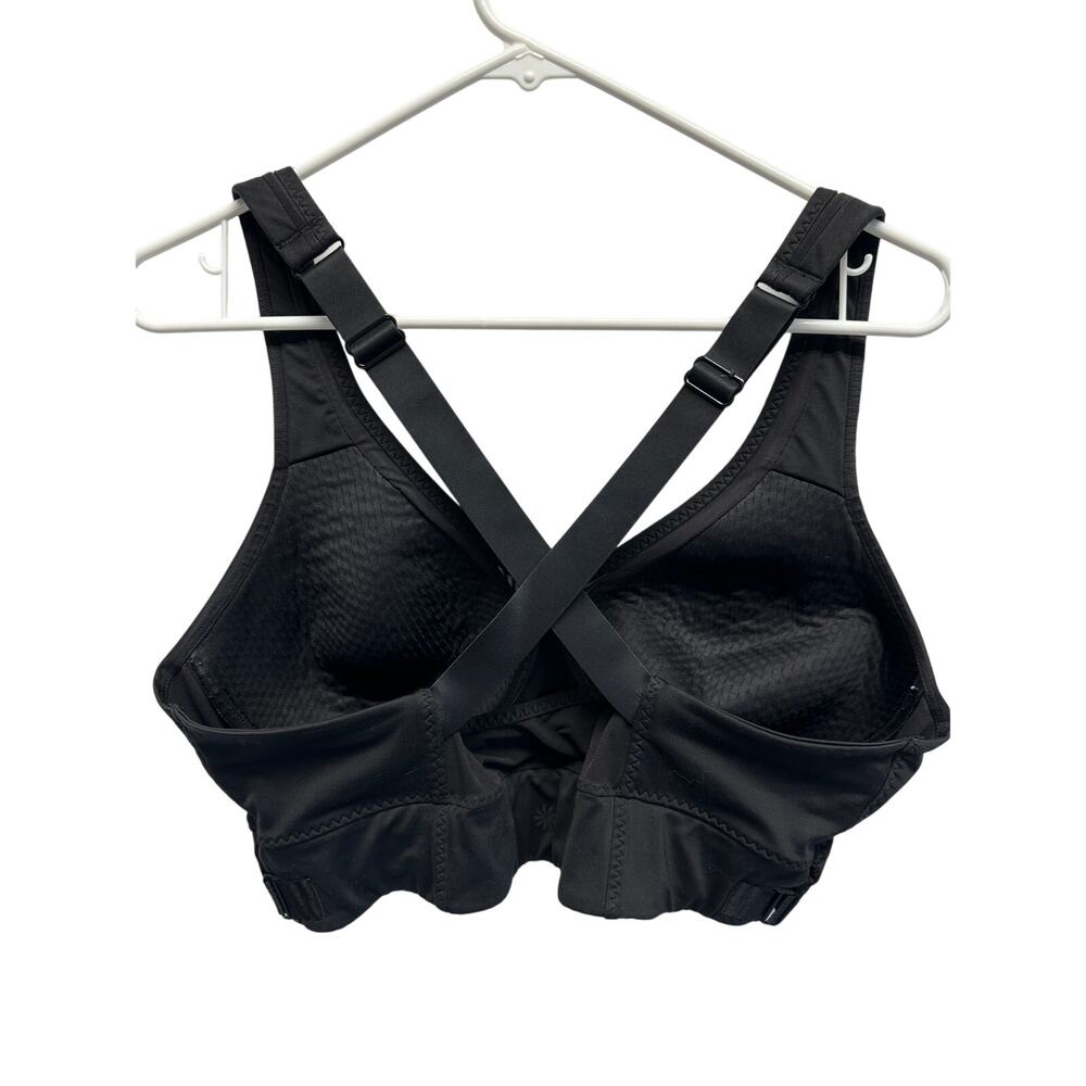 Athleta Black Sports Bra‎ Strappy Size L Adjustable - Picture 4 of 7